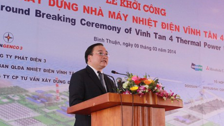 Se inicia construcción de la central termoeléctrica de Vinh Tan 4, en Binh Thuan